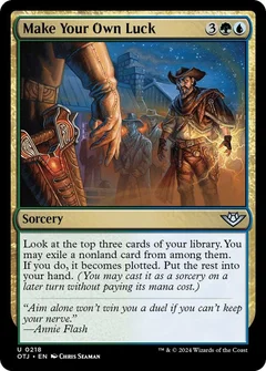 Make Your Own Luck Foil 218