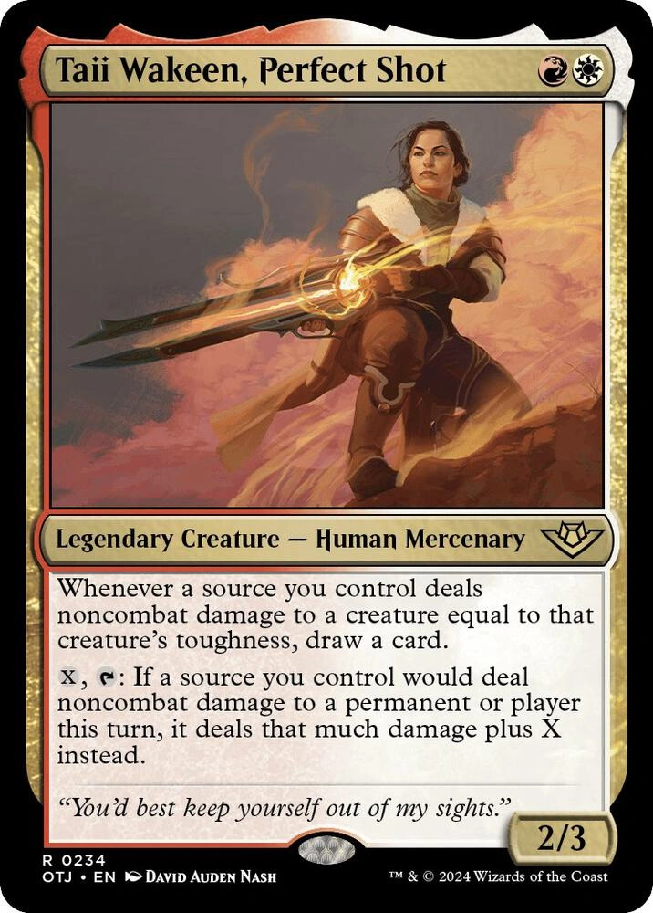 Taii Wakeen, Perfect Shot Foil