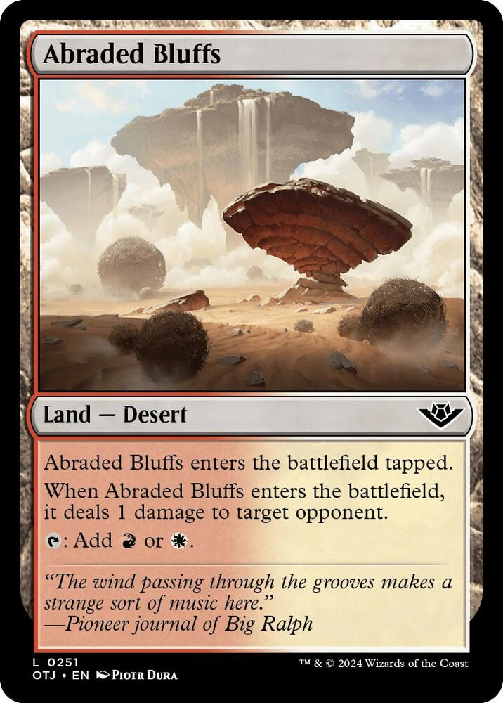 Abraded Bluffs Foil