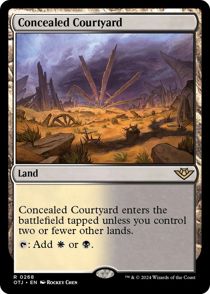 Concealed Courtyard Foil