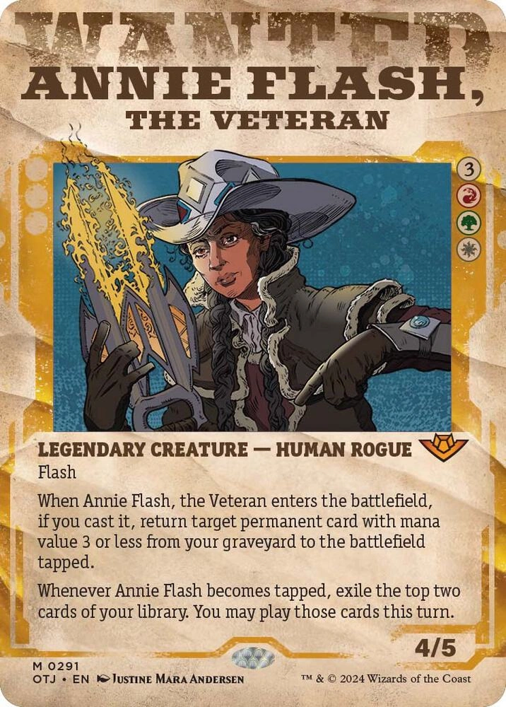 Annie Flash, the Veteran (Showcase) Foil