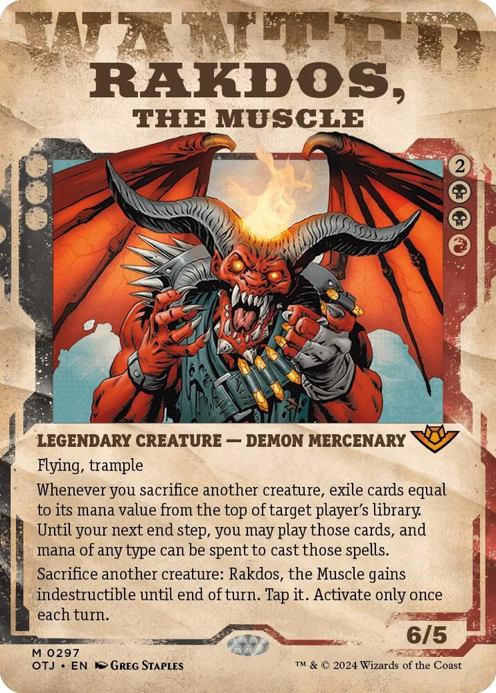 Rakdos, the Muscle (Showcase) Foil