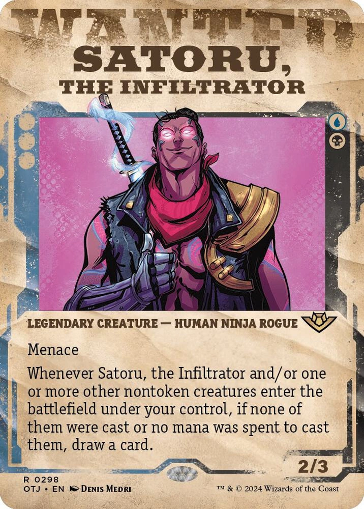 Satoru, the Infiltrator (Showcase) Foil