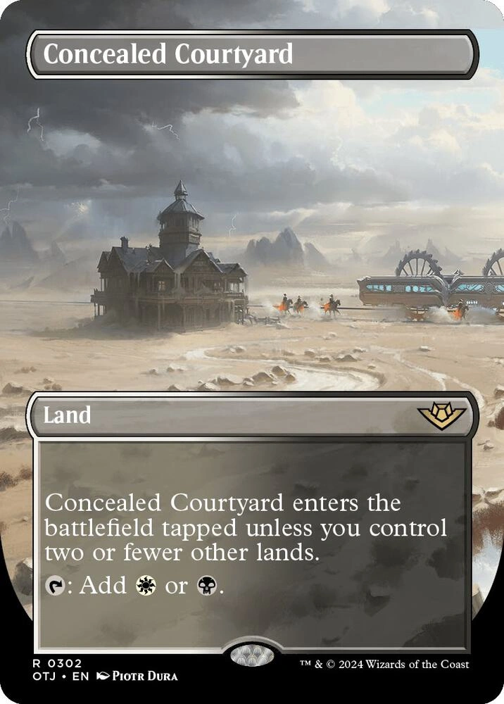 Concealed Courtyard (Borderless) Foil