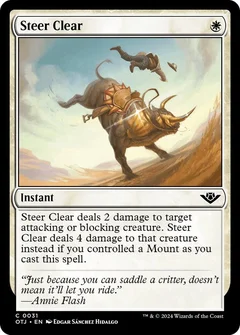 Steer Clear 31
