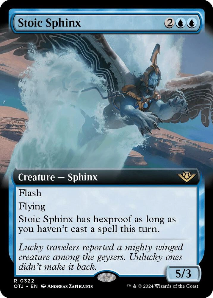 Stoic Sphinx (Extended Art) Foil