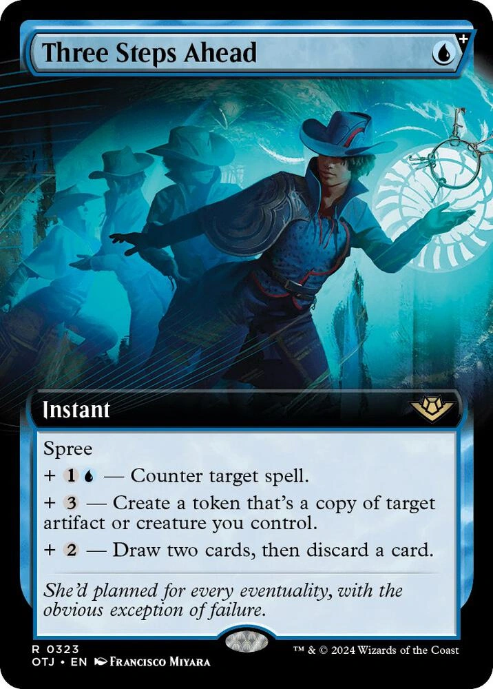 Three Steps Ahead (Extended Art) Foil