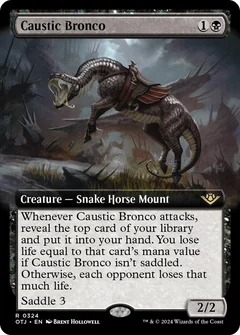 Caustic Bronco (Extended Art) Foil 324