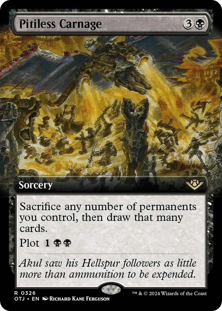 Pitiless Carnage (Extended Art) Foil