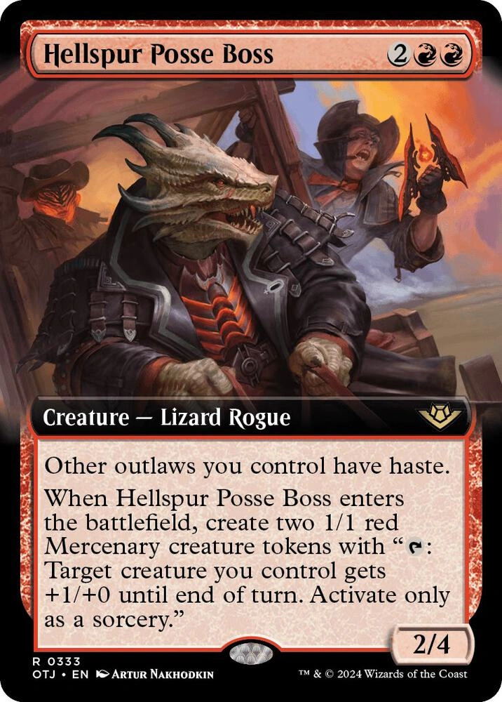 Hellspur Posse Boss (Extended Art) Foil