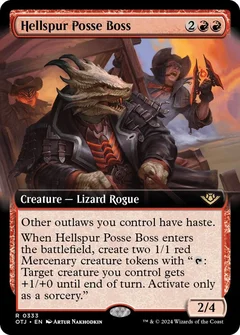 Hellspur Posse Boss (Extended Art) Foil 333