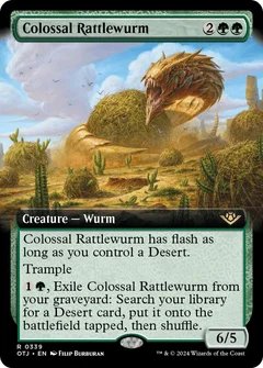 Colossal Rattlewurm (Extended Art) Foil 339