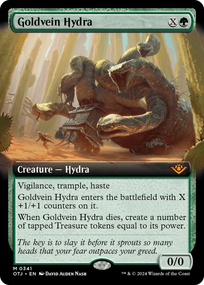 Goldvein Hydra (Extended Art) Foil