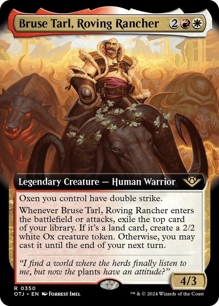 Bruse Tarl, Roving Rancher (Extended Art) Foil