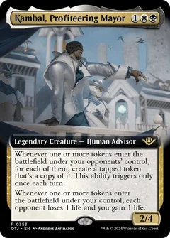 Kambal, Profiteering Mayor (Extended Art) Foil 353
