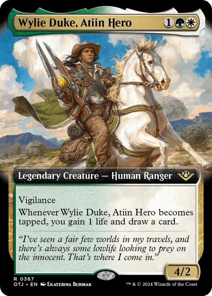 Wylie Duke, Atiin Hero (Extended Art) Foil