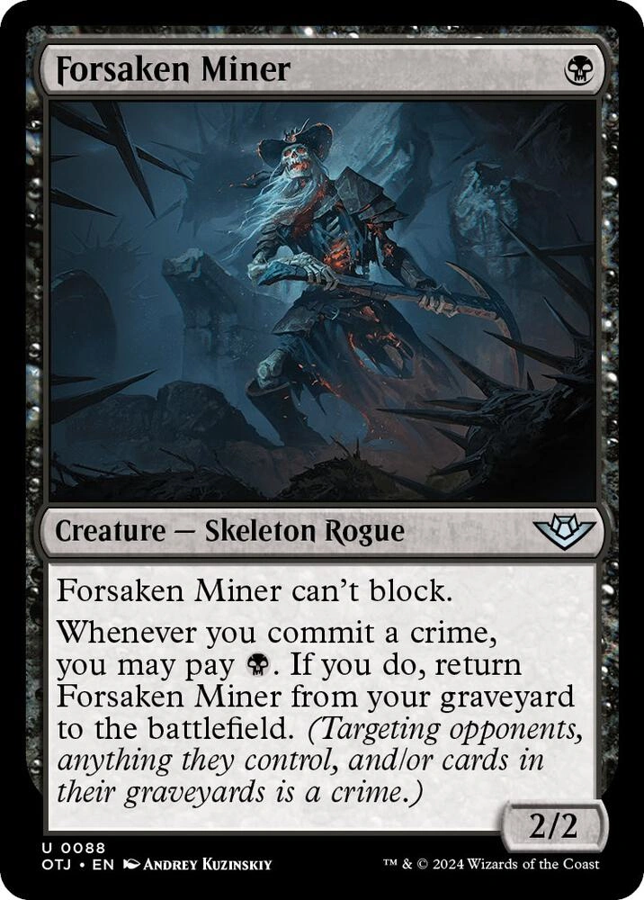 Forsaken Miner Foil