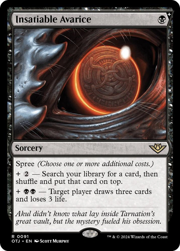 Insatiable Avarice Foil