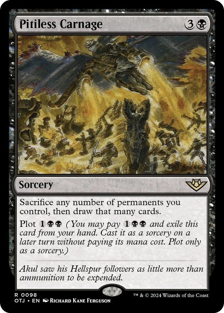 Pitiless Carnage Foil