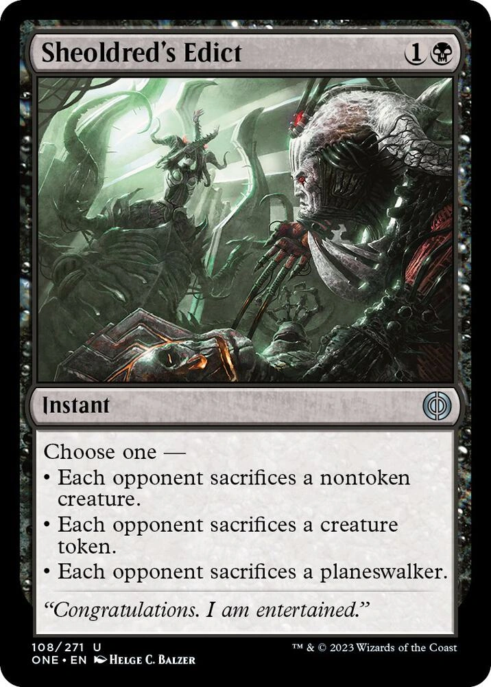 Sheoldred's Edict Foil