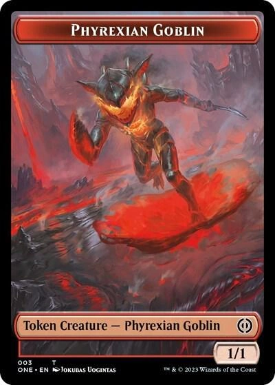 Phyrexian Goblin // Phyrexian Beast Double-Sided Token
