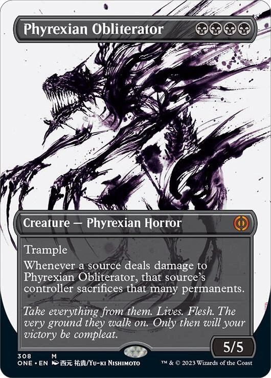 Phyrexian Obliterator (Showcase) Foil