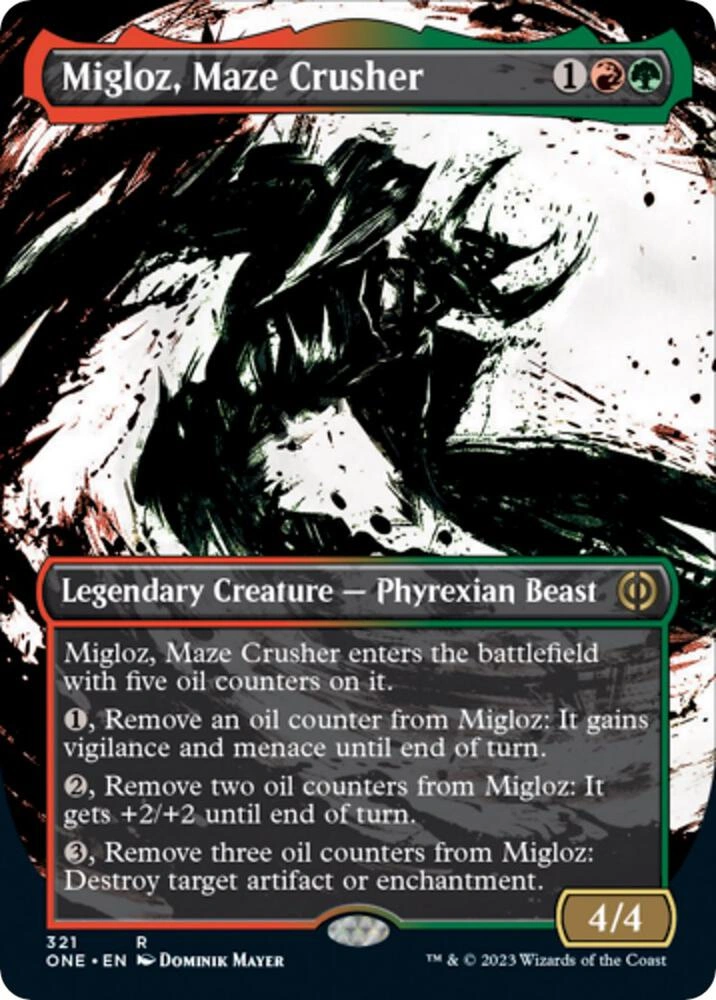 Migloz, Maze Crusher (Showcase) Foil