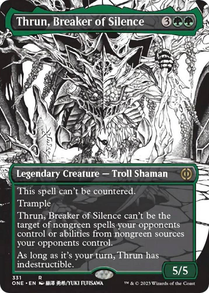 Thrun, Breaker of Silence (Borderless) Foil