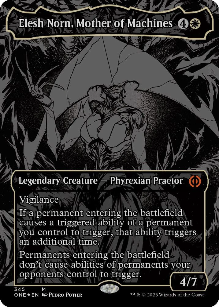 Elesh Norn, Mother of Machines (Oil Slick Raised Foil)