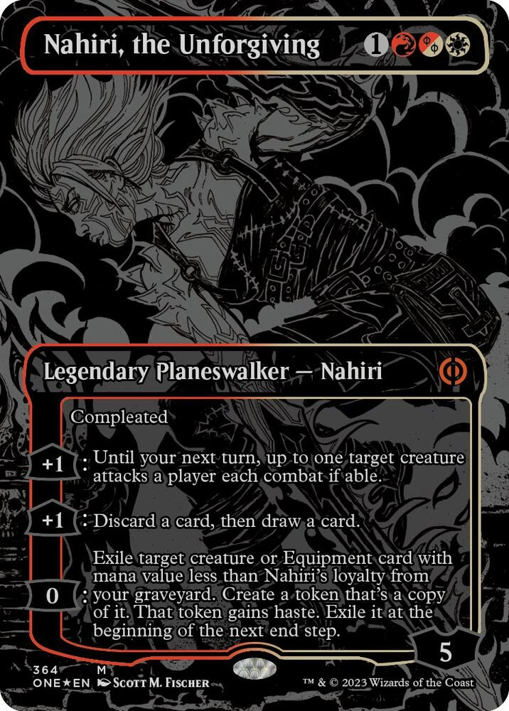 Nahiri, the Unforgiving (Oil Slick Raised Foil)