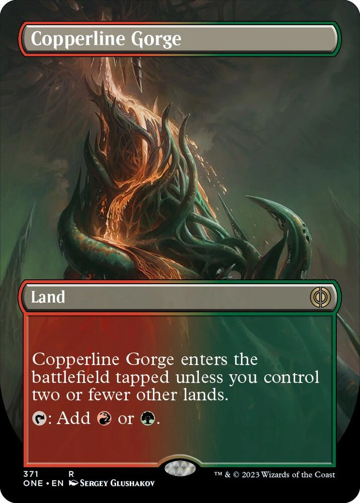 Copperline Gorge (Borderless) Foil