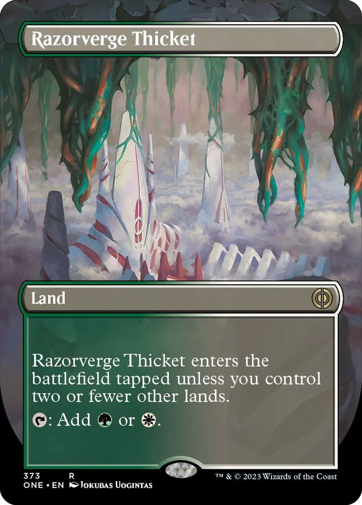 Razorverge Thicket (Borderless) Foil