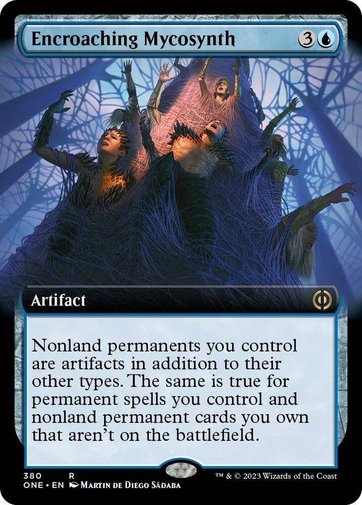 Encroaching Mycosynth (Extended Art) Foil