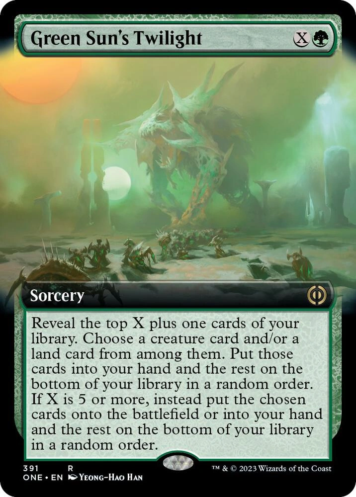 Green Sun's Twilight (Extended Art) Foil