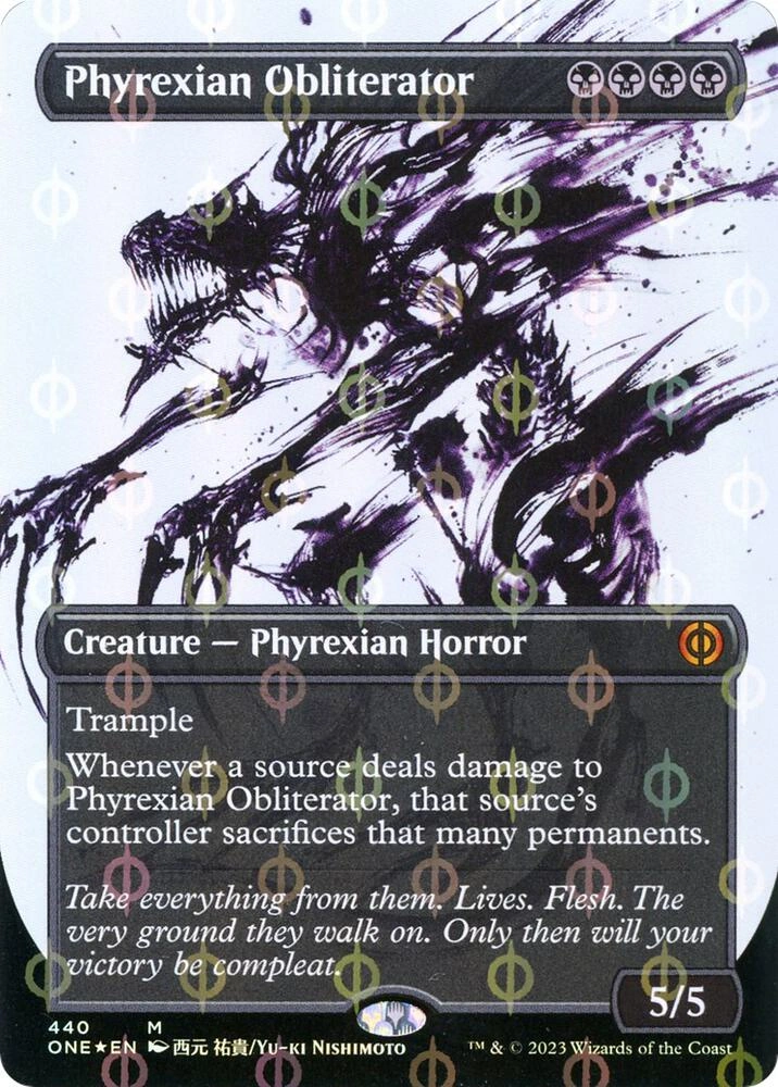 Phyrexian Obliterator (Showcase) (Step-and-Compleat Foil)