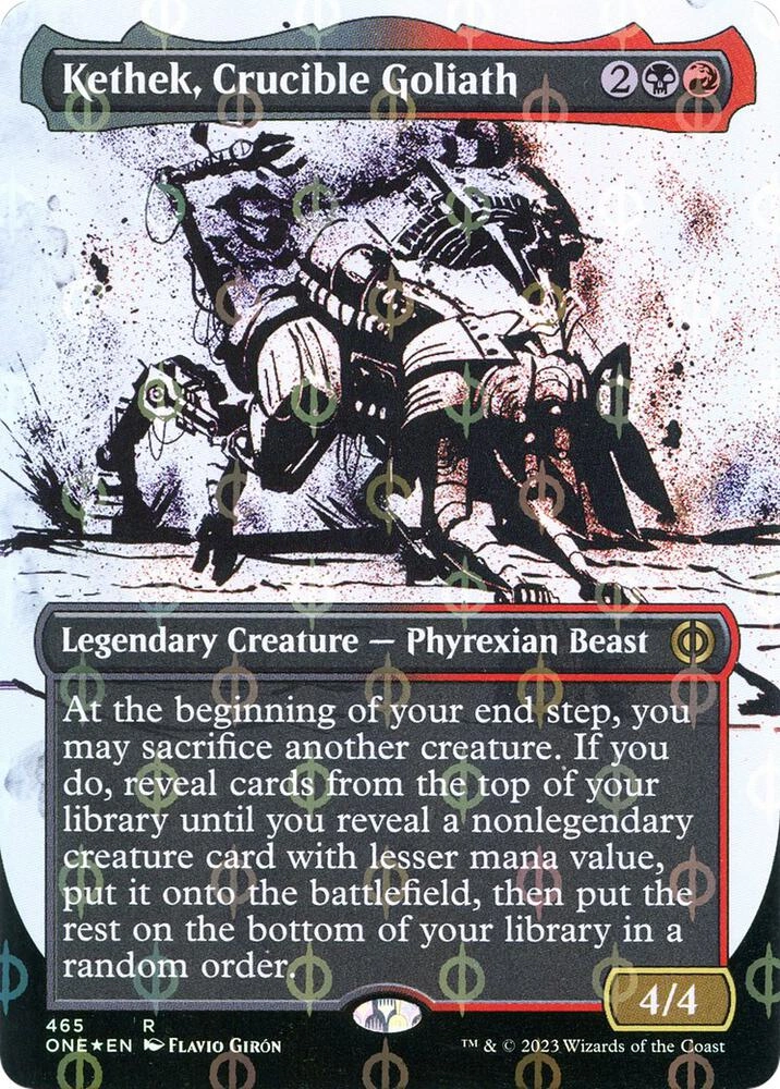Kethek, Crucible Goliath (Showcase) (Step-and-Compleat Foil)