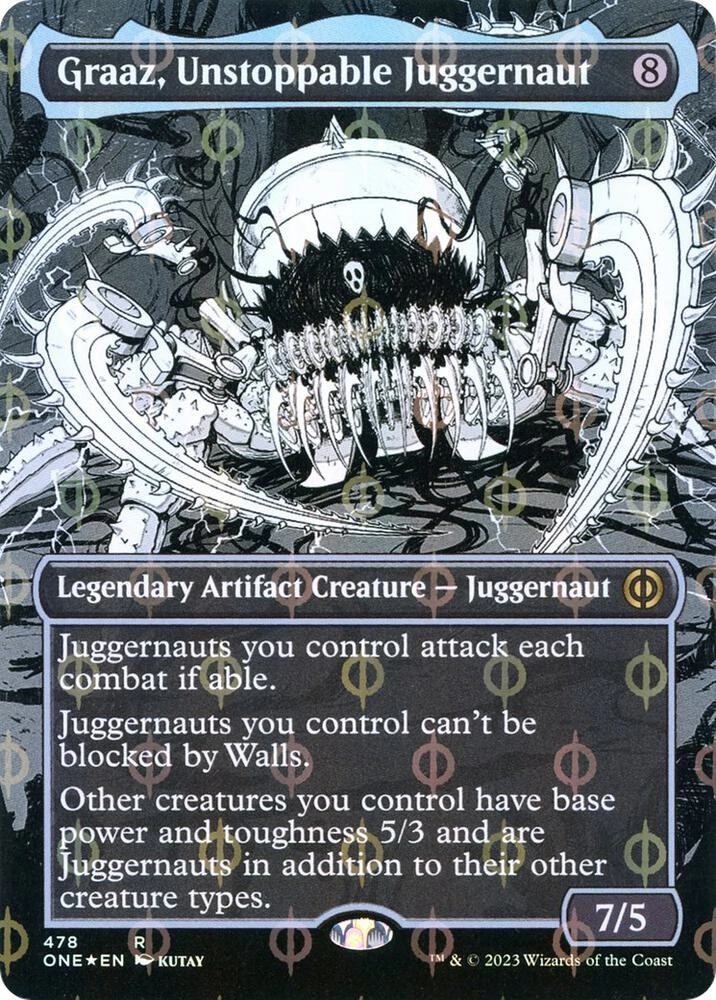 Graaz, Unstoppable Juggernaut (Borderless) (Step-and-Compleat Foil)