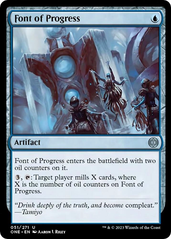 Font of Progress Foil