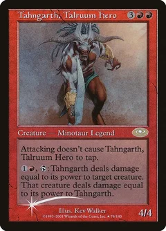 Tahngarth, Talruum Hero (Alt. Art Foil) 74