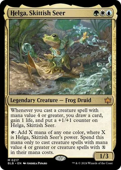 Helga, Skittish Seer Foil 217
