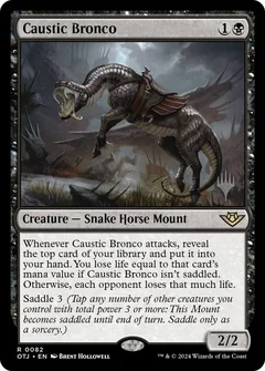 Caustic Bronco Foil 82