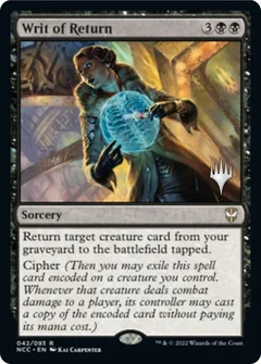 Writ of Return Foil 42