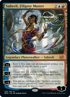 Saheeli, Filigree Master Foil 219