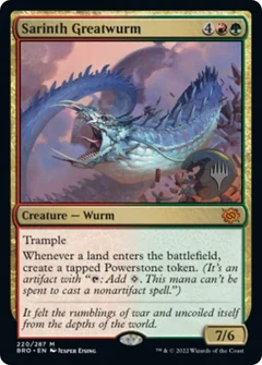 Sarinth Greatwurm Foil 220