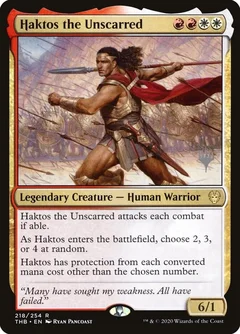 Haktos the Unscarred Foil 218