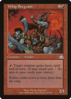 Whip Sergeant Foil 107