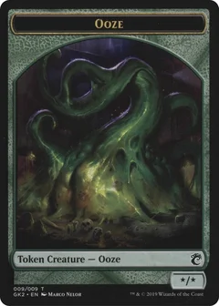 Ooze // Frog Lizard Double-Sided Token 9 // 6