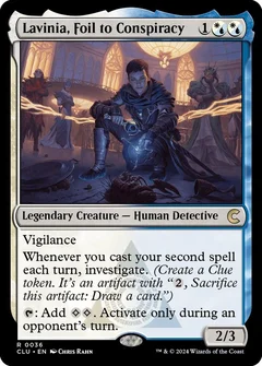 Lavinia, Foil to Conspiracy 36