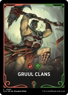 Gruul Clans Theme Card 7