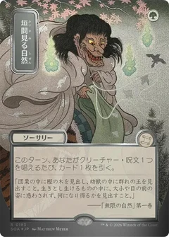 Glimpse of Nature (JP Alternate Art) (Silver Scroll Foil) 183